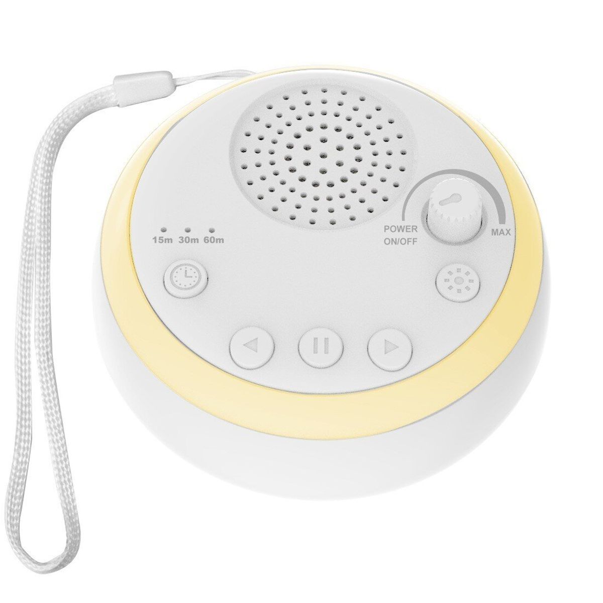 GENERICO - Máquina Ruido Blanco con Luz Noche - Mejora Sueño del Bebé