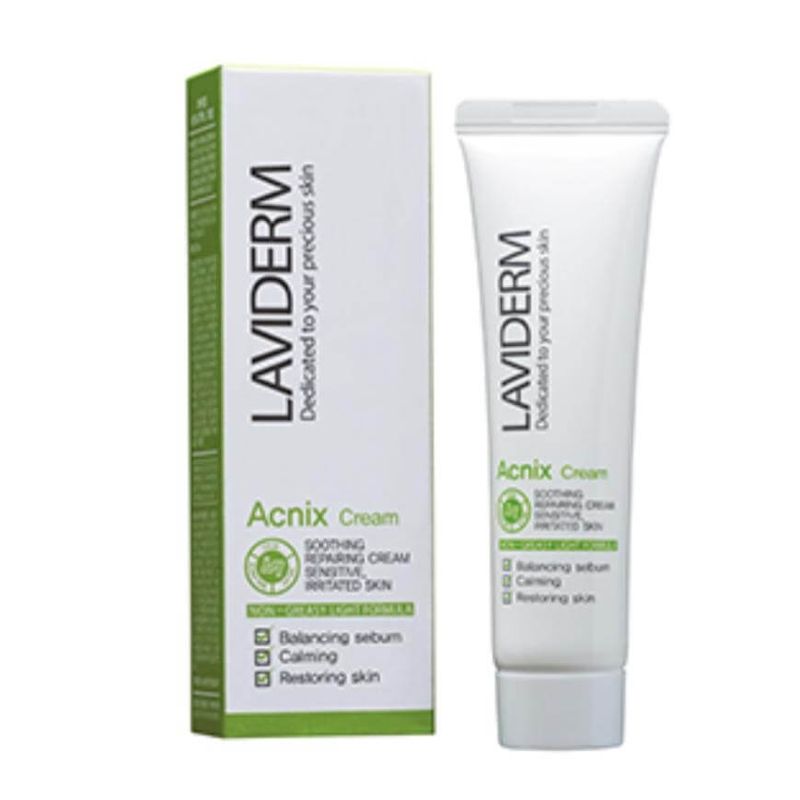 LAVIDERM - Crema Facial Coreana Acnix Cream con Ácido Láctico