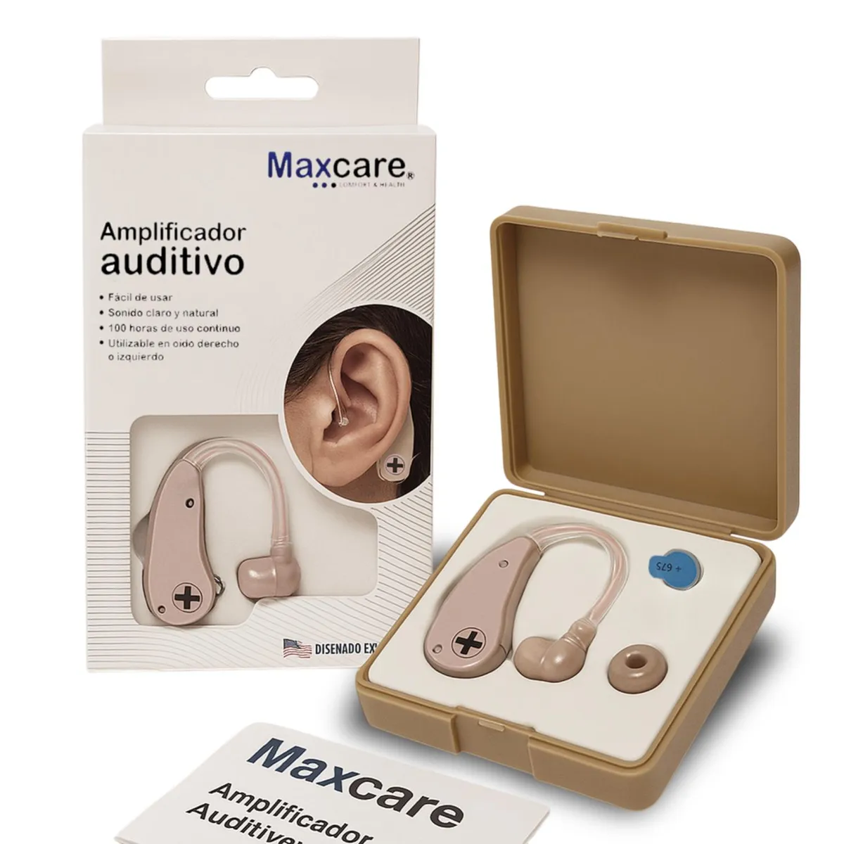 MAXCARE - Amplificador Auditivo Audífono Maxcare MAXCARE