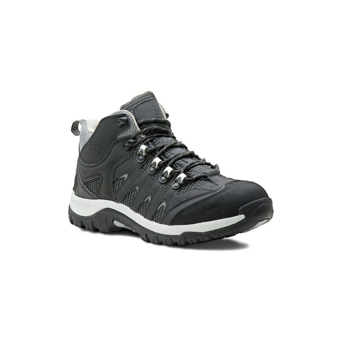 CARDINALE - Botines Waterproof Hombre Cuero Outdoor Fiordo-6-22-Negro