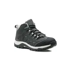 CARDINALE - BOTINES WATERPROOF HOMBRE CUERO Y TEXTIL OUTDOOR FIORDO-6-22-NEGRO