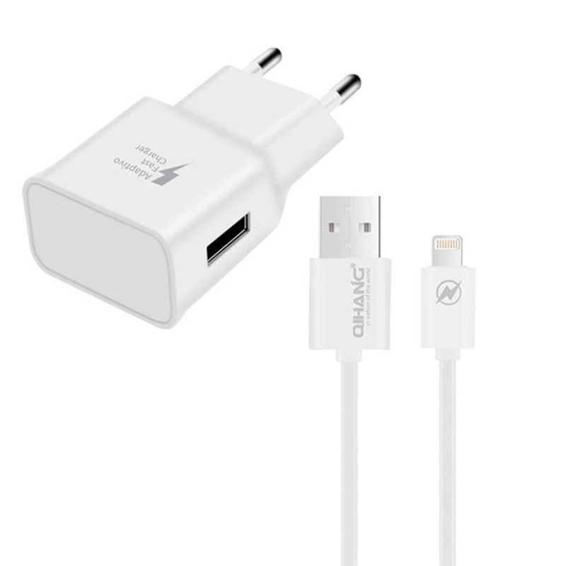 QIHANG - Cargador iPhone 5v 3a + Cable