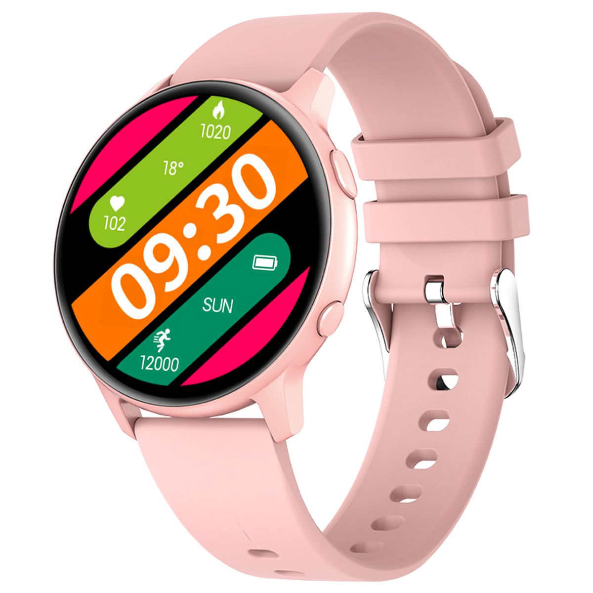 STARTECHOFFICE - Reloj Inteligente ZL02 Monitor de Salud Compatibilidad Universal iOS Android Multideporte