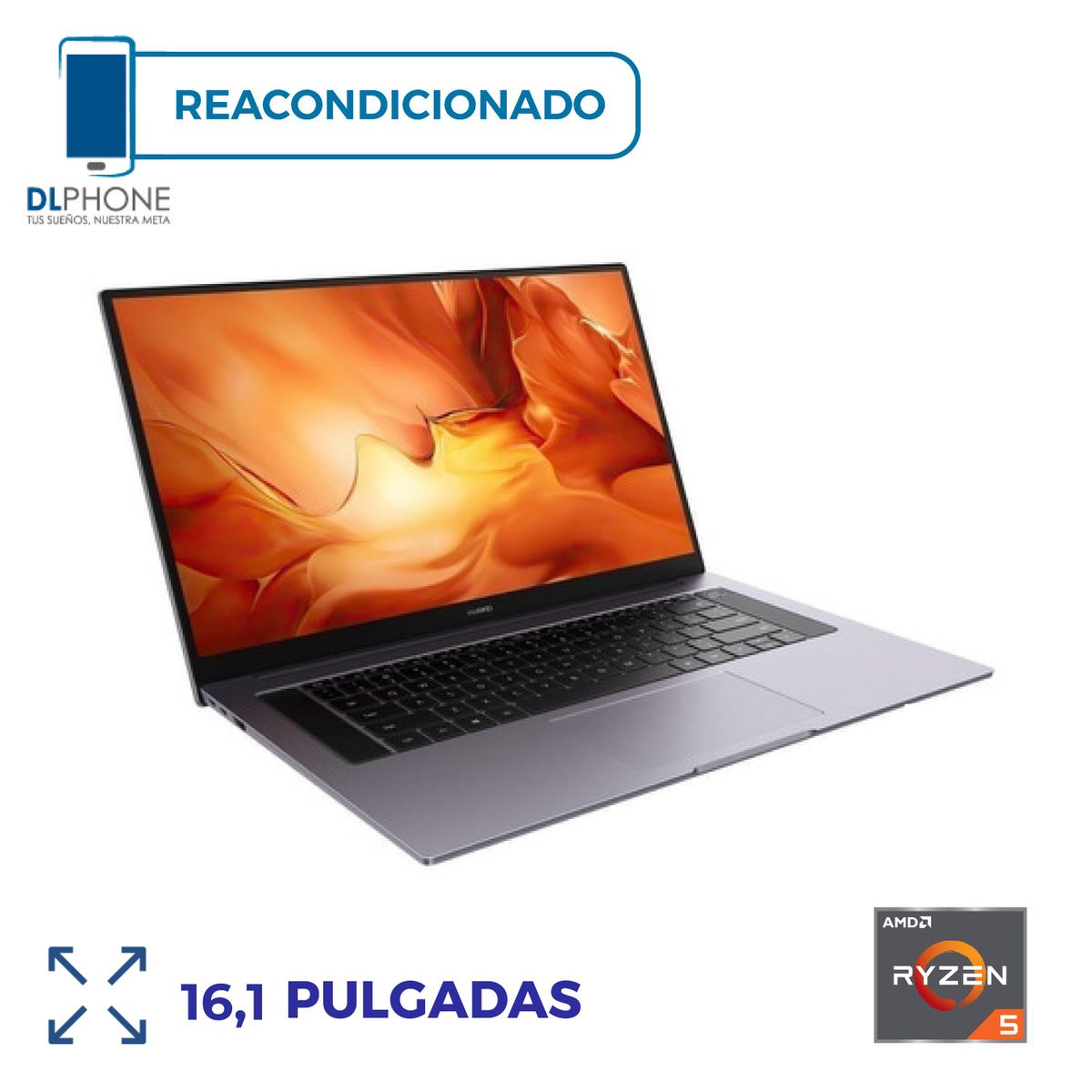HUAWEI - Huawei MateBook D16 512GB Reacondicionado