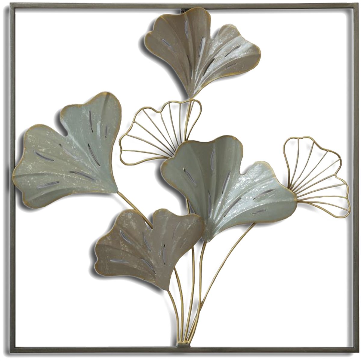MALLORCA - Placa Mural Marco Decorativa Gingko Gold
