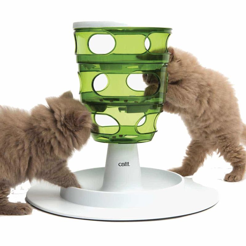 CATIT - Catit Juguete Puzzle Gato Food Tree para Golosinas