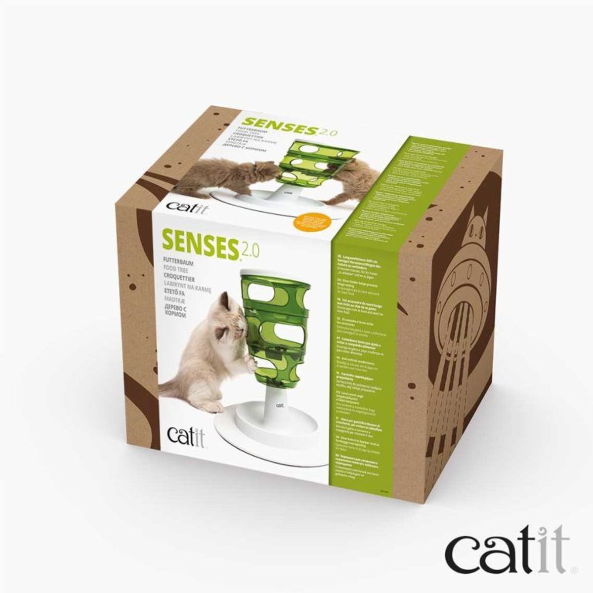 CATIT - Juguete Puzzle Catit Food Tree para Golosinas Gato