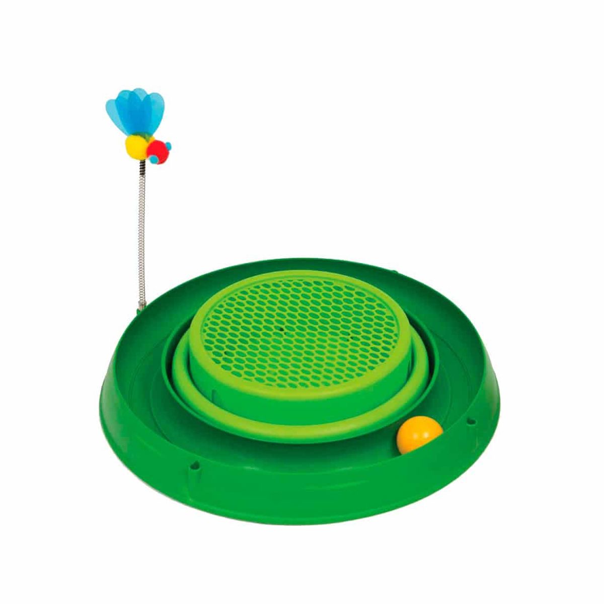 CATIT - Juguete Catit Play Circuito Interactivo 3en1 Con Pasto Gato