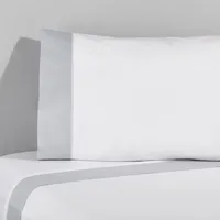 Sábana Lisa Piqué Menta 220 Hilos Super King