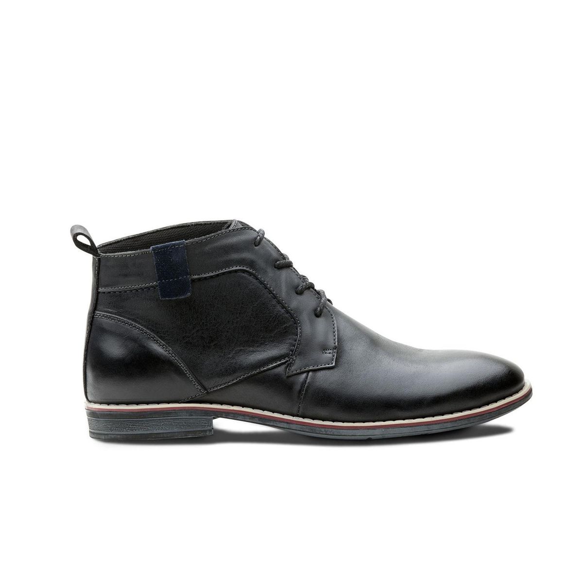 CARDINALE - Botines Hombre Cuero Antillanca-6-26-Negro