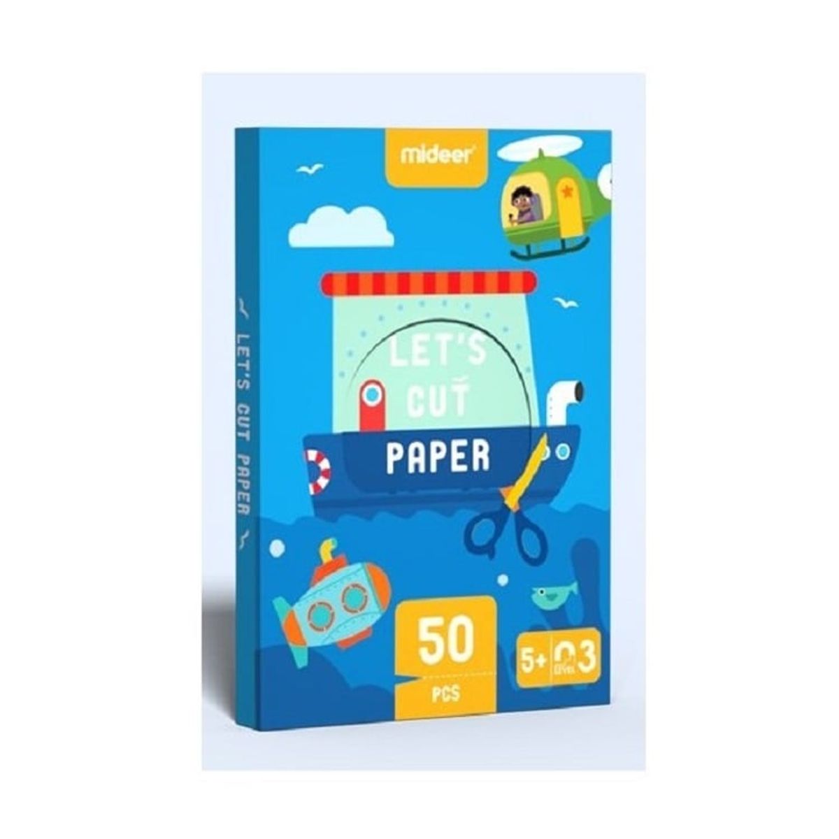 MIDEER - Set Recorte con Tijera para Preescolares Nivel Avanzado