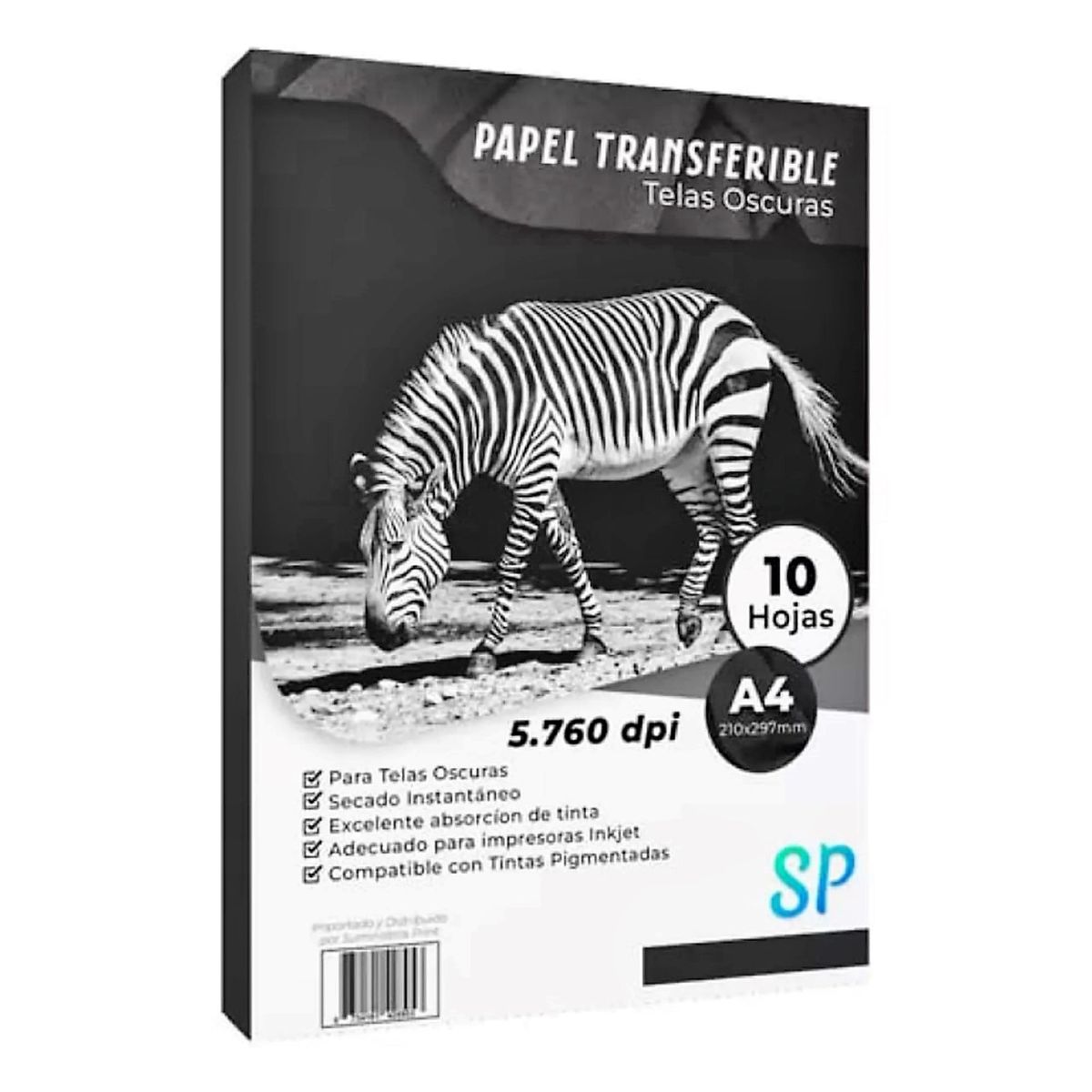 GENERICO - Papel Transfer Telas Oscuras A4 X 10 Hojas