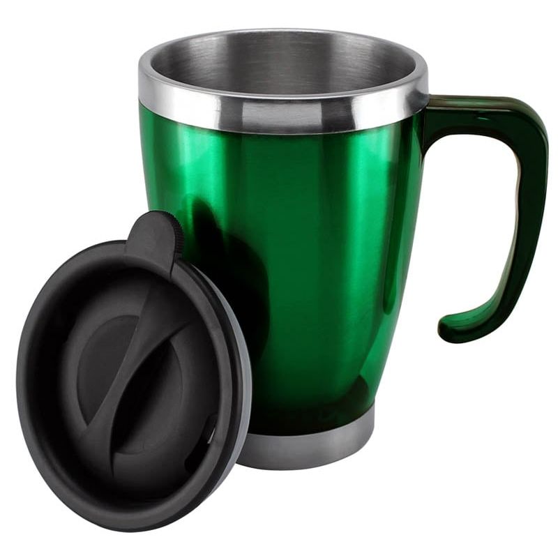 GENERICO - Mug de Acero Inoxidable 440cc Verde