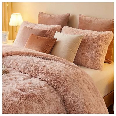 Imagen 2 del producto Cobertor Chiporro Peludo Invierno 2 Plazas - Beige Jaspeado 021