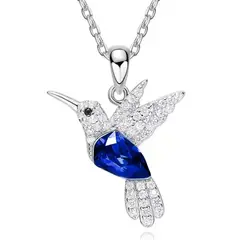 GENERICO - Collar colibri plata 925 joyas mujer regalo