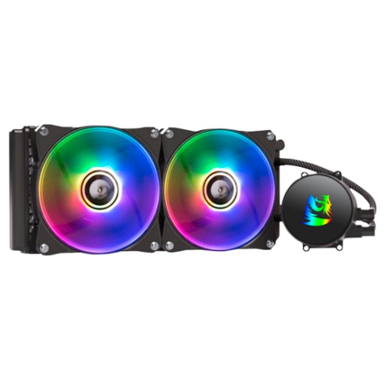 REDRAGON - Refrigeración Liquida Redragon Effect X Dual Fan ARGB AMD INTEL
