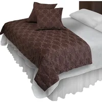 Piecera Con Fundas Barroco Chocolate Reversible