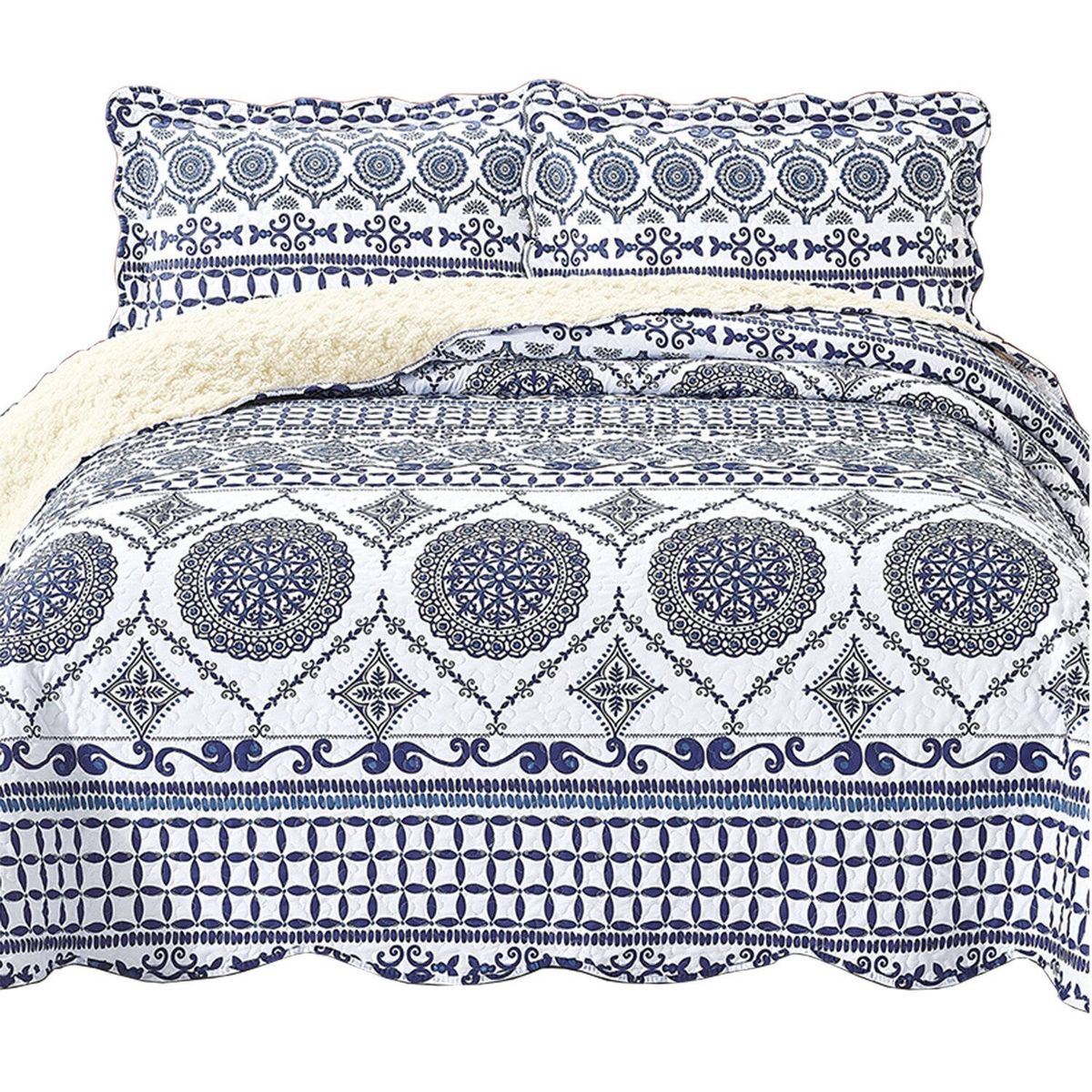 MALLORCA - Quilt Sherpa Bombay King