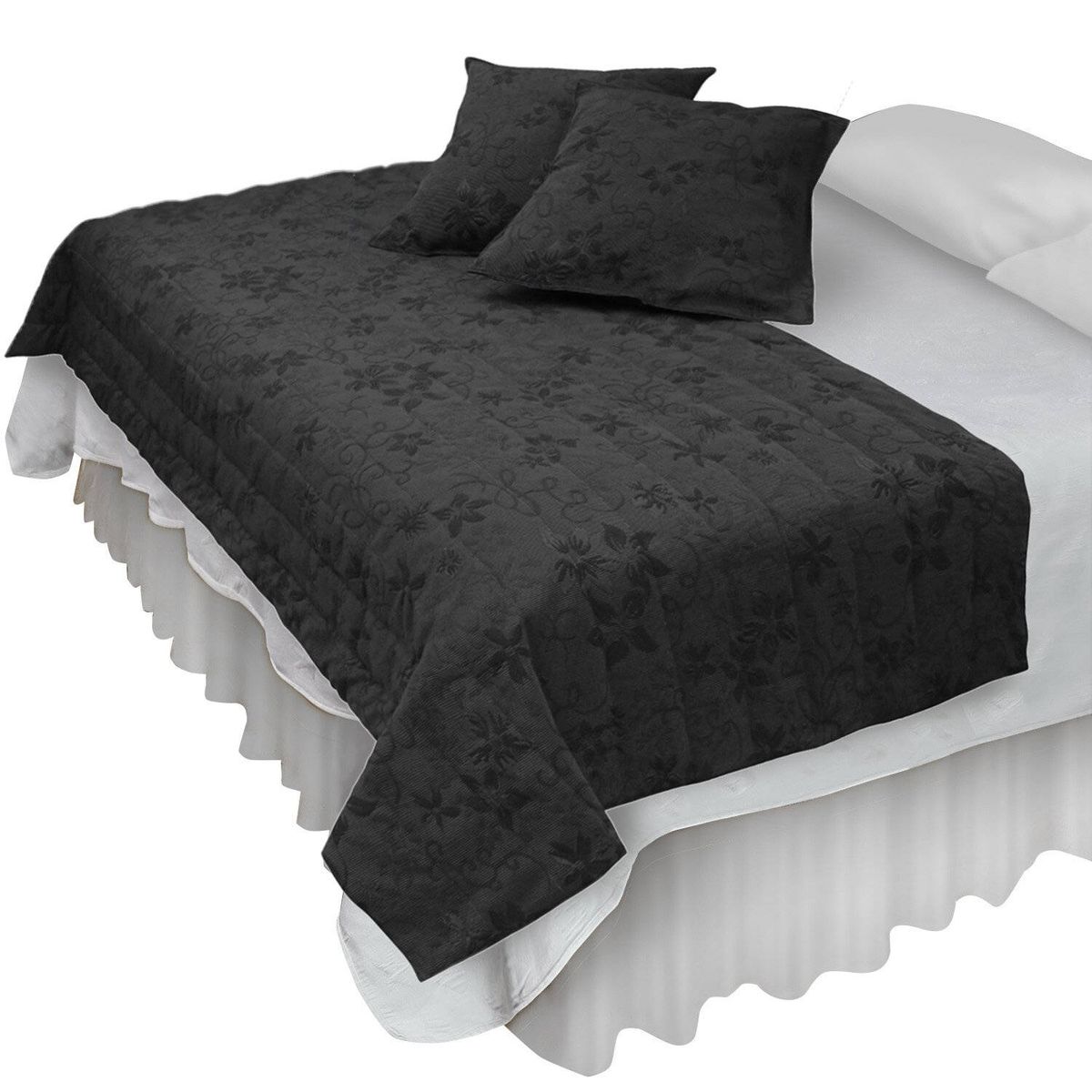 MALLORCA - Piecera Con Fundas Victoriana Black Reversible