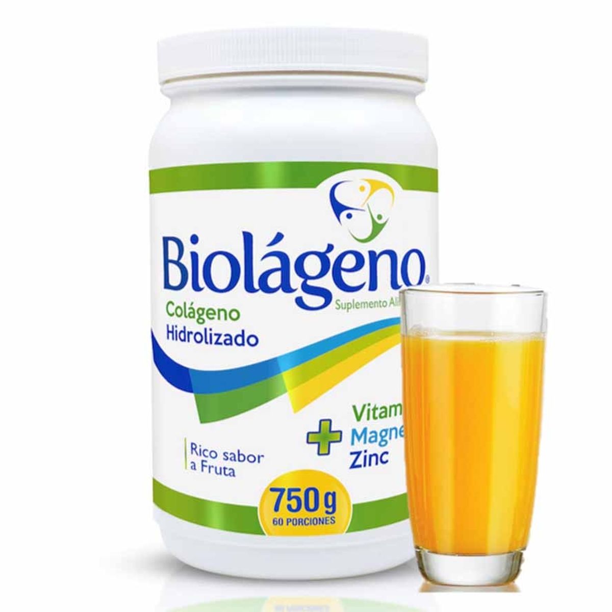 TELEMOL - Biolágeno Reforzado Colageno Hidrolizado VitaminaD Magnesio y Zinc