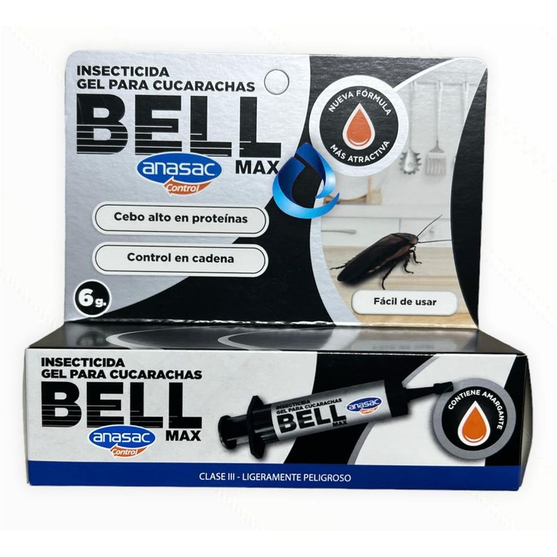 ANASAC - Insecticida para Cucarachas Bell Max 6Gr