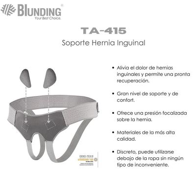 Imagen 2 del producto Soporte Para Hernia Inguinal Talla M-Blunding
