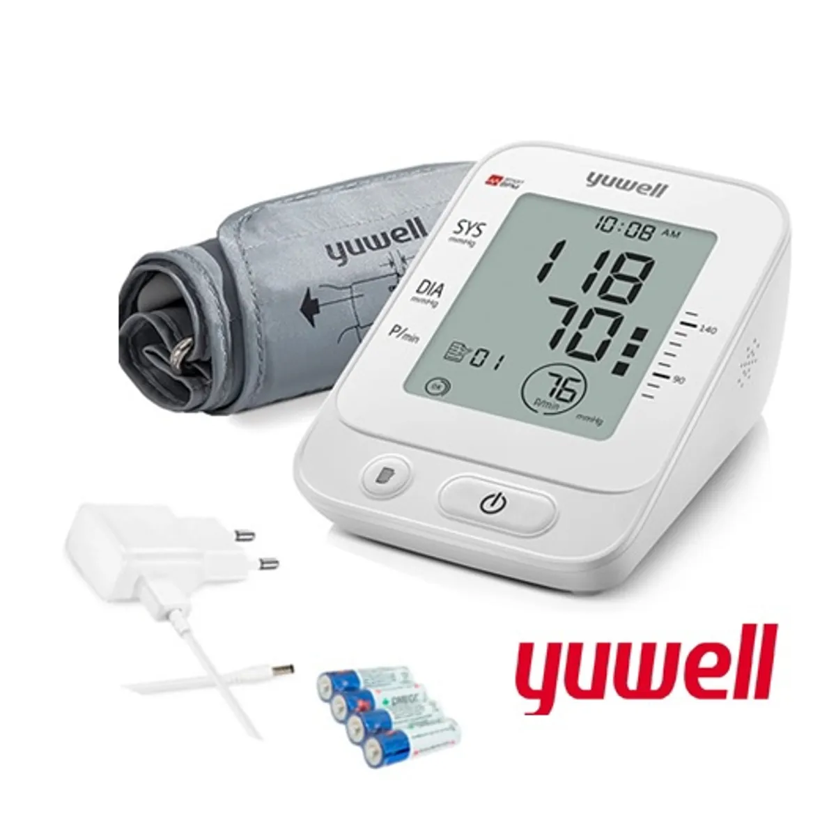 YUWELL - Toma Presión Digital con Voz Yuwell YE620B 99 Memorias
