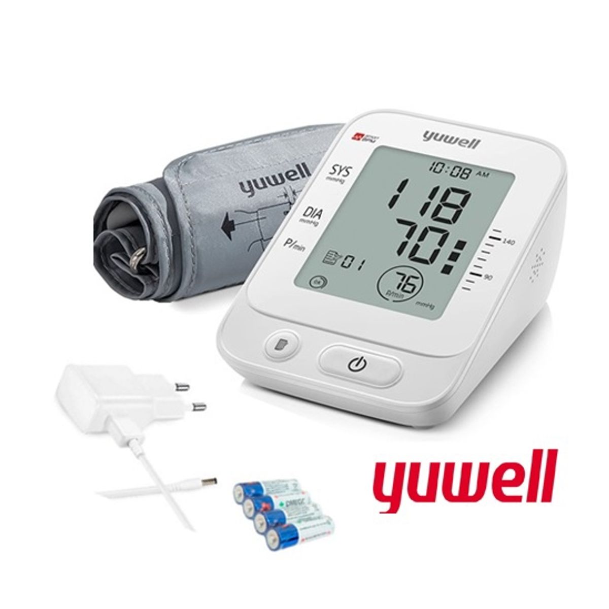 YUWELL - Toma Presión Digital con Voz Yuwell YE620B 99 Memorias