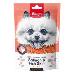 SNAK - Wanpy Snack Perro Salmon & Fish Skin, 100 Grs