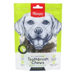 SNAK - Wanpy Snack Perro Toothbrush Chews Beef, 100 Grs