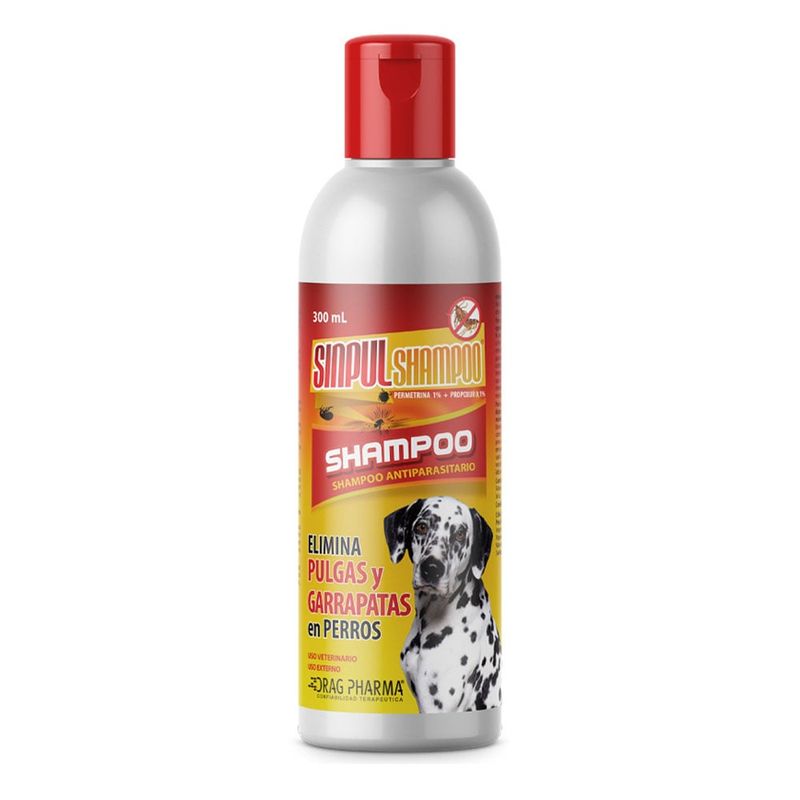 DRAG PHARMA - Sinpul Shampoo Perro Anti Pulgas y Garrapatas 300ml