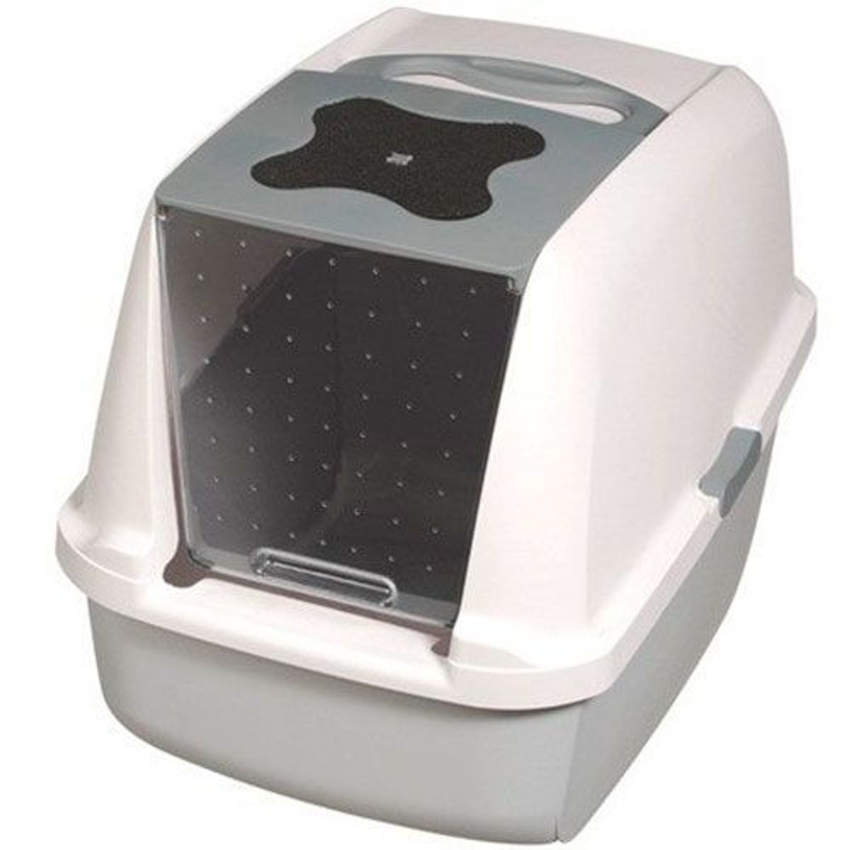 CATIT - Baño Arenero Cerrado Gato Catit Cubierta Color Gris.
