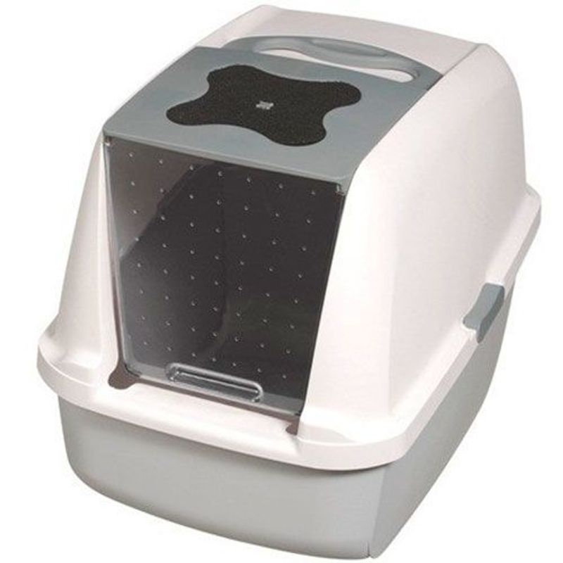 CATIT - Catit Baño Arenero Cerrado Gato Cubierta Color Gris.
