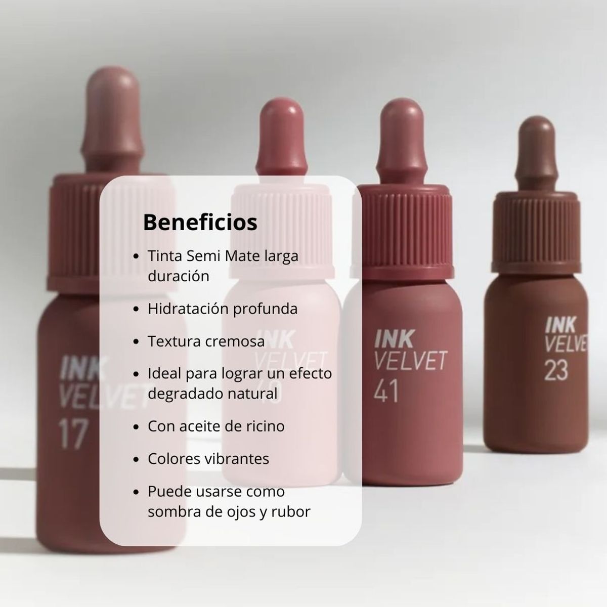 PERIPERA - Tinta Labial INK VELVET 008 SELLOUT RED - Cosmética Coreana