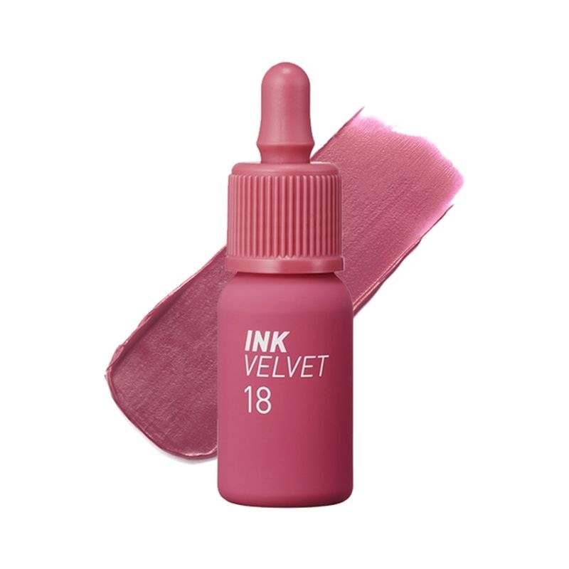 PERIPERA - Tinta Labial INK VELVET 018 STAR PLUM PINK Cosmética Coreana