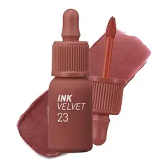 PERIPERA - Tinta Labial INK VELVET 023 NUTTY NUDE - Cosmética Coreana