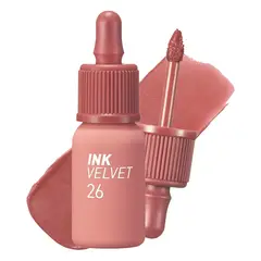 PERIPERA - Tinta Labial INK VELVET 026 WELL-MADE NUDE Cosmética Coreana