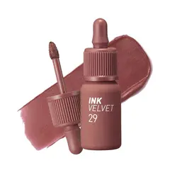 PERIPERA - Tinta Labial INK VELVET 029 COCOA NUDE - Cosmética Coreana