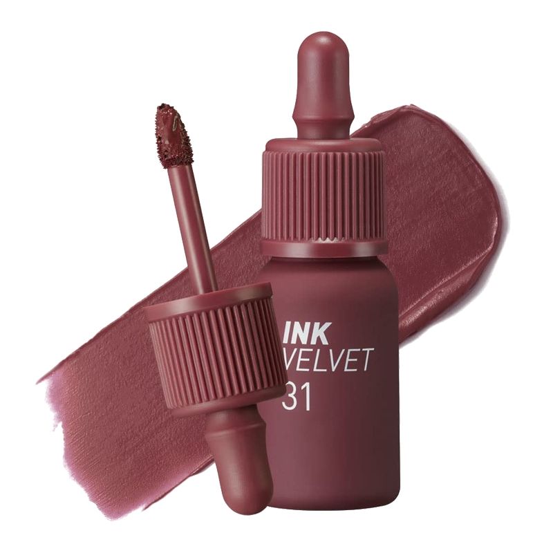 PERIPERA - Tinta Labial INK VELVET 031 WINE NUDE - Cosmética Coreana