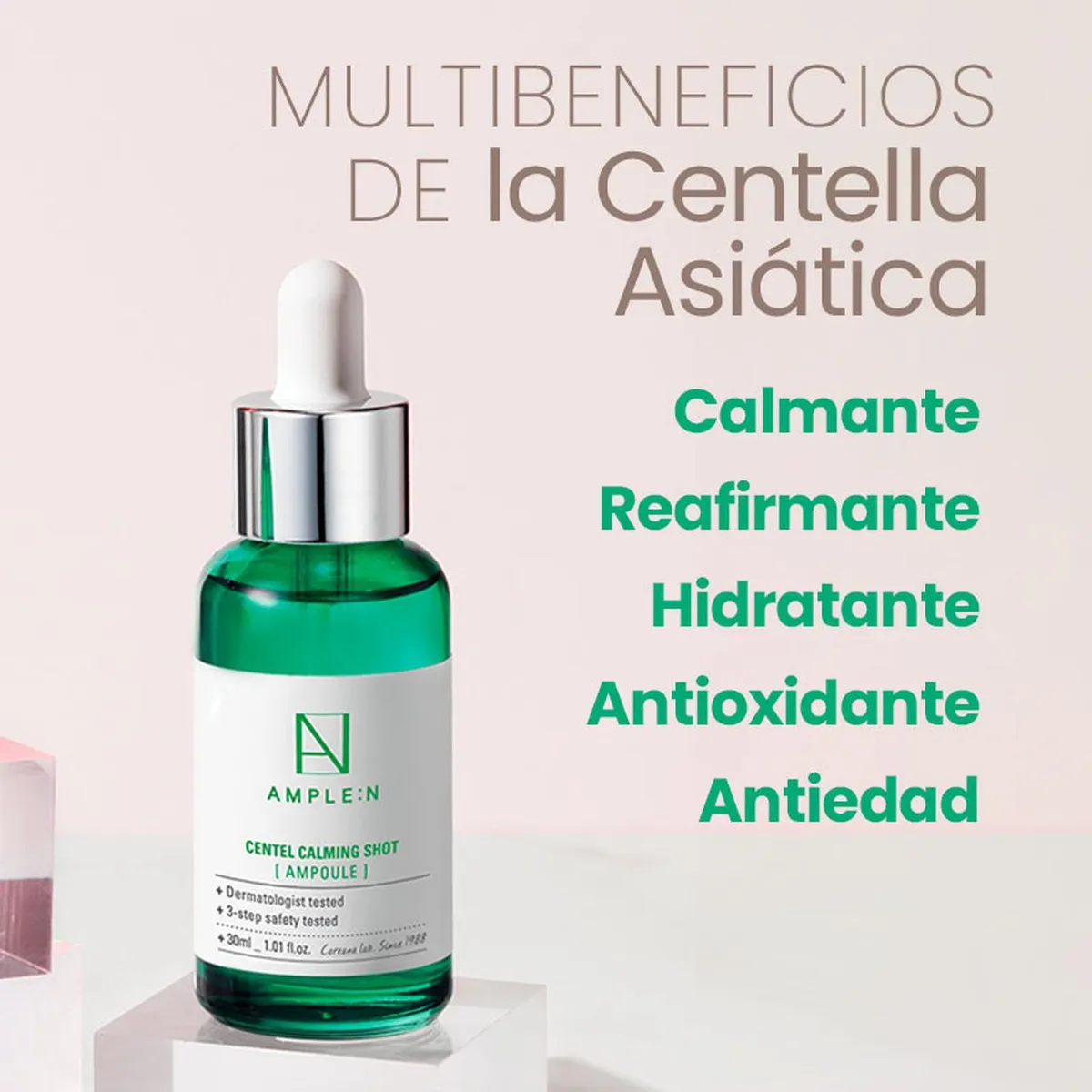 AMPLEN - Sérum Facial Calmante AMPLEN Centella Asiática 30ml