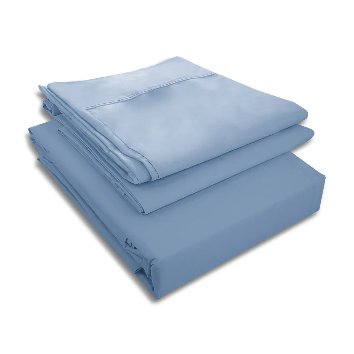 MALLORCA - Juego de Sabanas 200 Hilos Lisa Indigo 1,5 Plazas