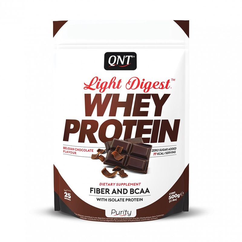 QNT - Proteína Whey Light Digest 500 grs Chocolate