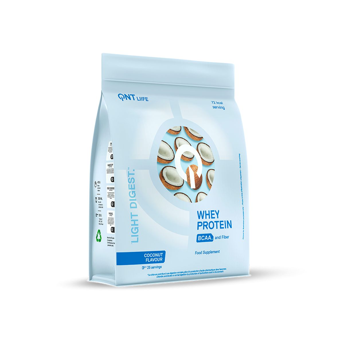 QNT - Proteina Para Cocinar Whey Light Digest 500gr Coco QNT