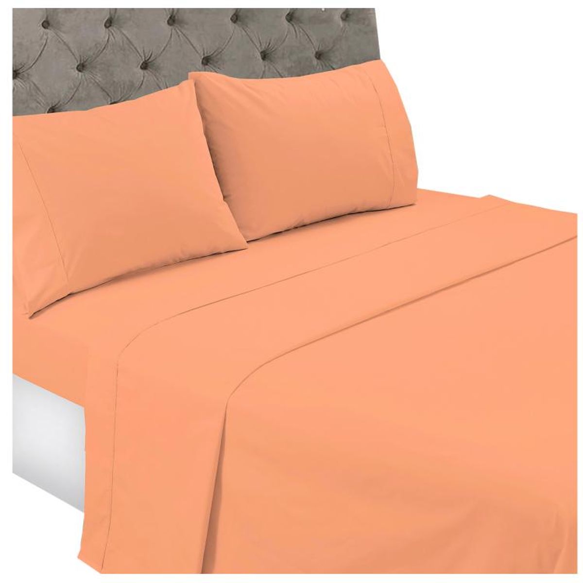 MALLORCA - Juego de Sabanas T144 Lisa Damasco Superking