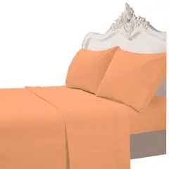 MALLORCA - Juego de Sabanas 200 Hilos Lisa Damasco 2 Plazas