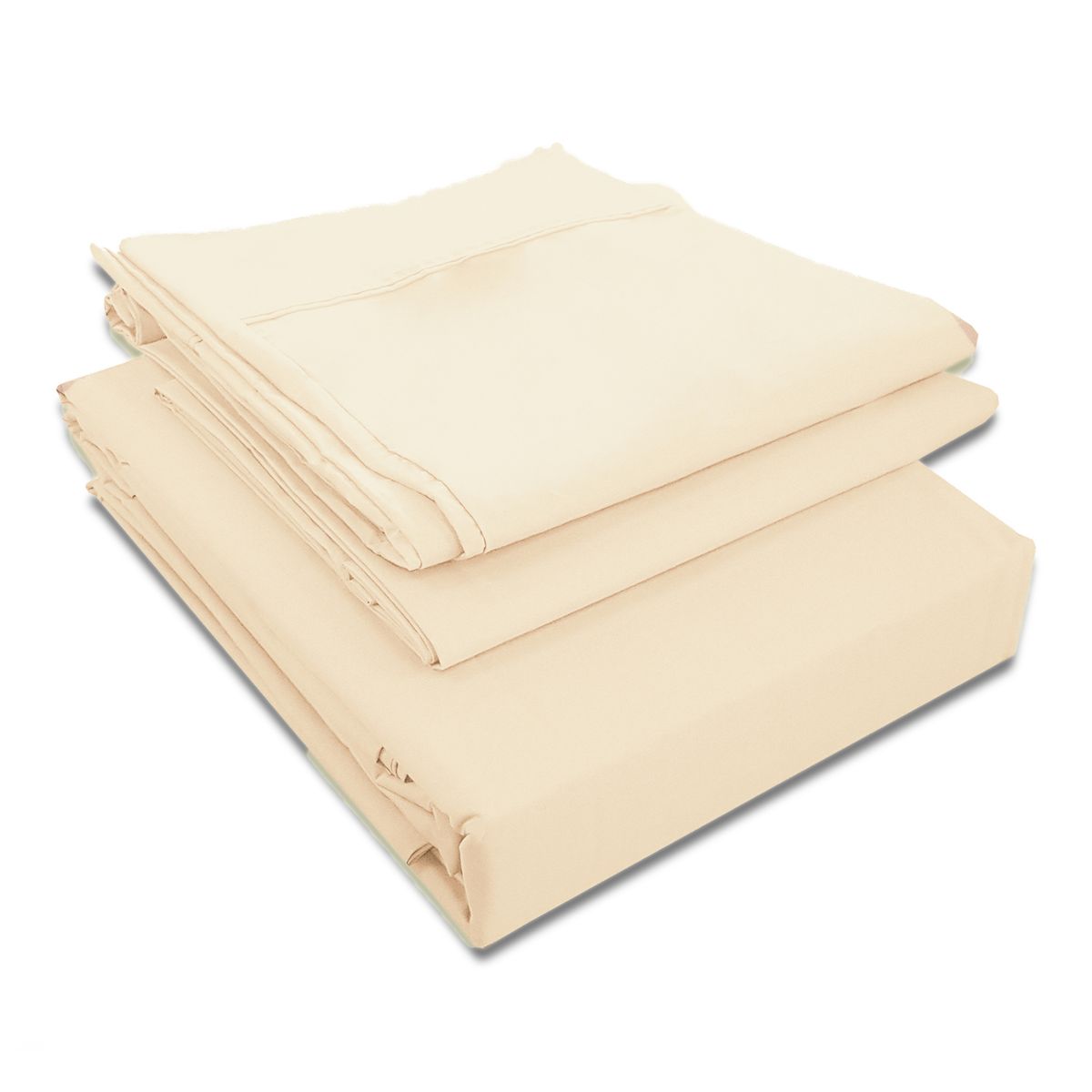 MALLORCA - Juego de Sabanas 200 Hilos Lisa Cruda 1,5 Pzas