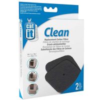 Pack Filtros Carbon Para Baño Cerrado Gato, 2 Und