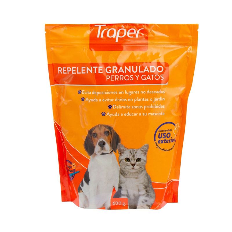TRAPER - Traper Repelente Granulado Exteriores Perros y Gatos 600Grs