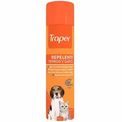 TRAPER - Spray Repelente Interiores Para Perros y Gatos 440cc