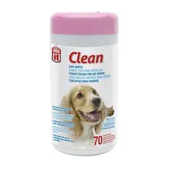 DOG IT - Dogit Toallitas Humedas Limpieza Oidos Perros y Gatos, 70Und
